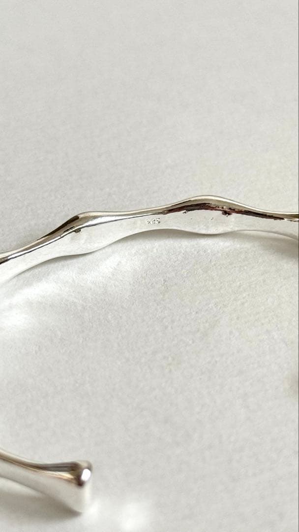 【美品】ヴィンテージ 925 シルバーバングル マルジェラ マルニ カレン族