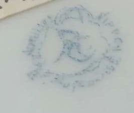 花柄金装飾陶器ボウル