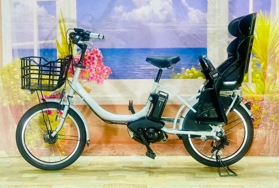 超特価！BIKKE ビッケ⭐️人気ブリヂストン子供乗せ電動アシスト自転Y3084