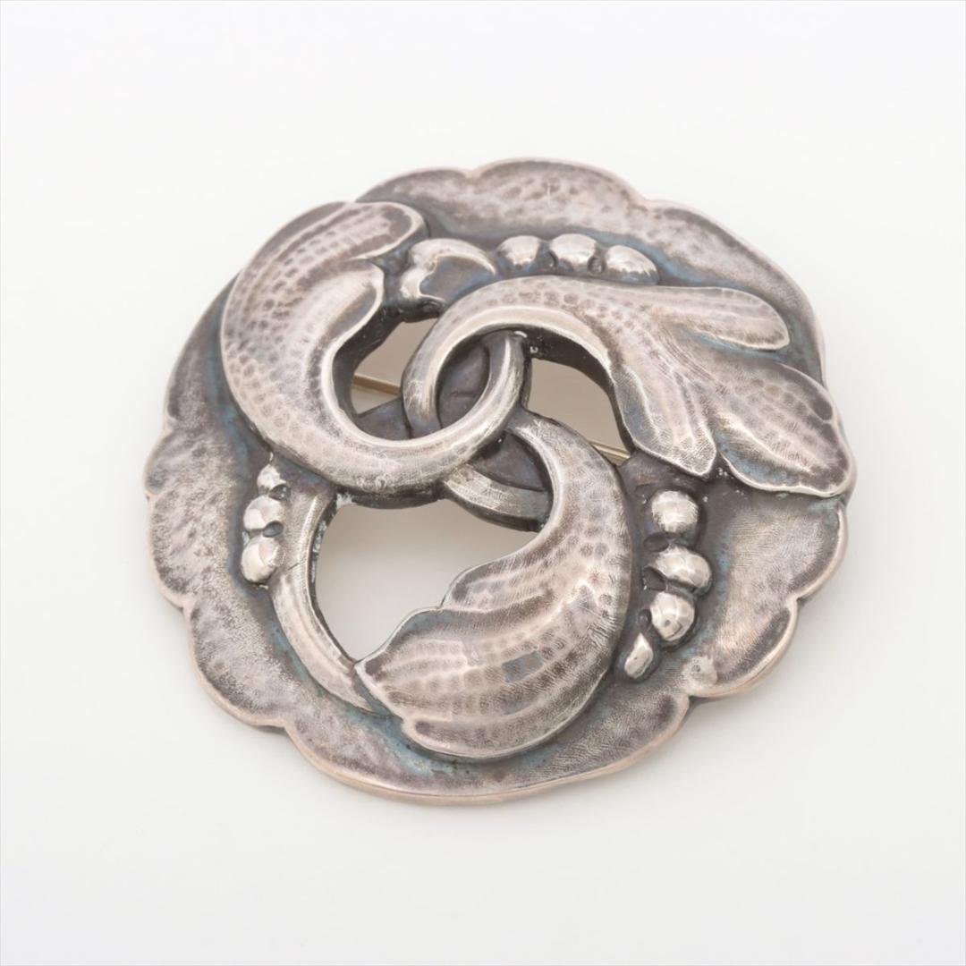 ジョージジェンセン ブローチ 925 16.6g 20 リーフ シルバー 銀