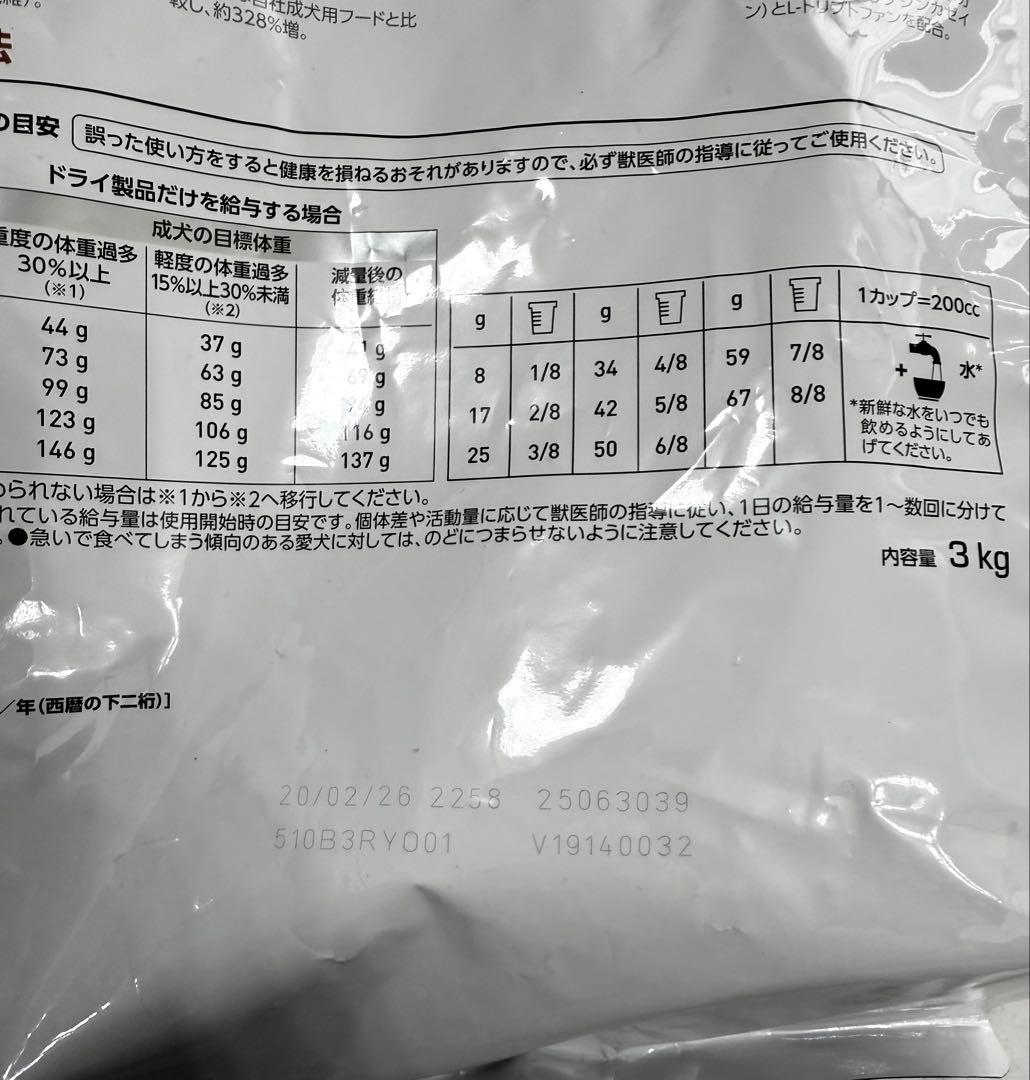 ロイヤルカナン　満腹感サポート+CLT　小型犬用S 3kg