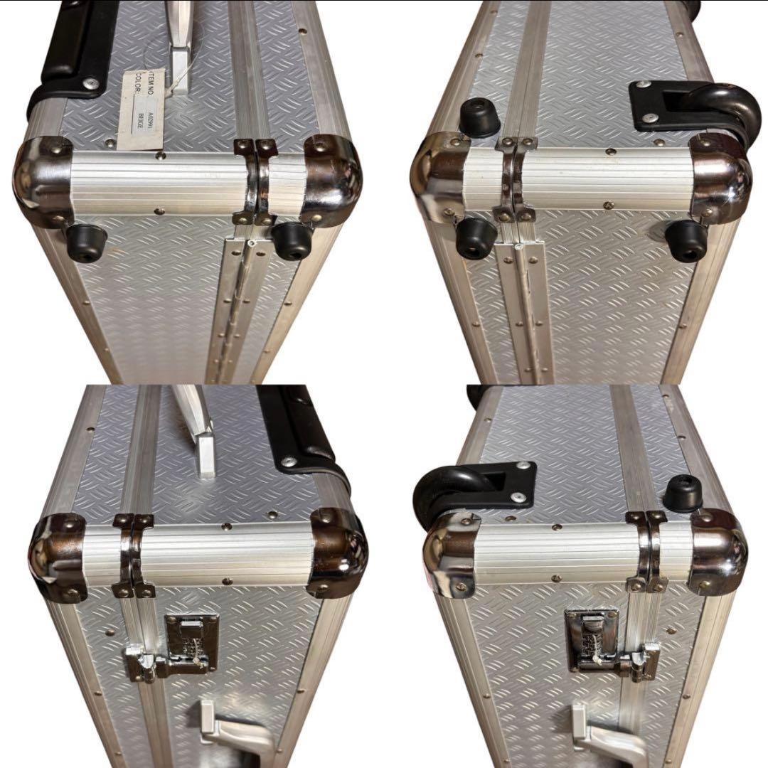 アルミ製キャリーケース 機内持込サイズ 2輪キャスター付き