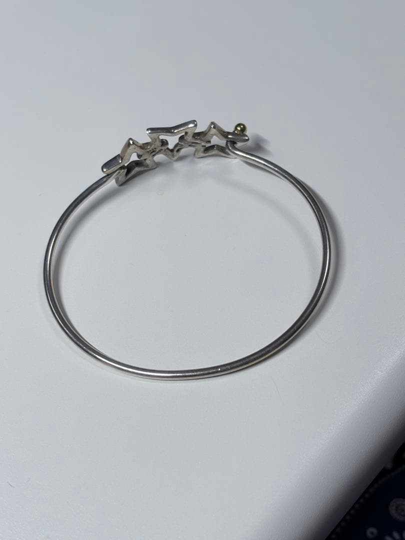 ティファニーバングル トリプルスター シルバー925/K18 シルバー×ゴールド