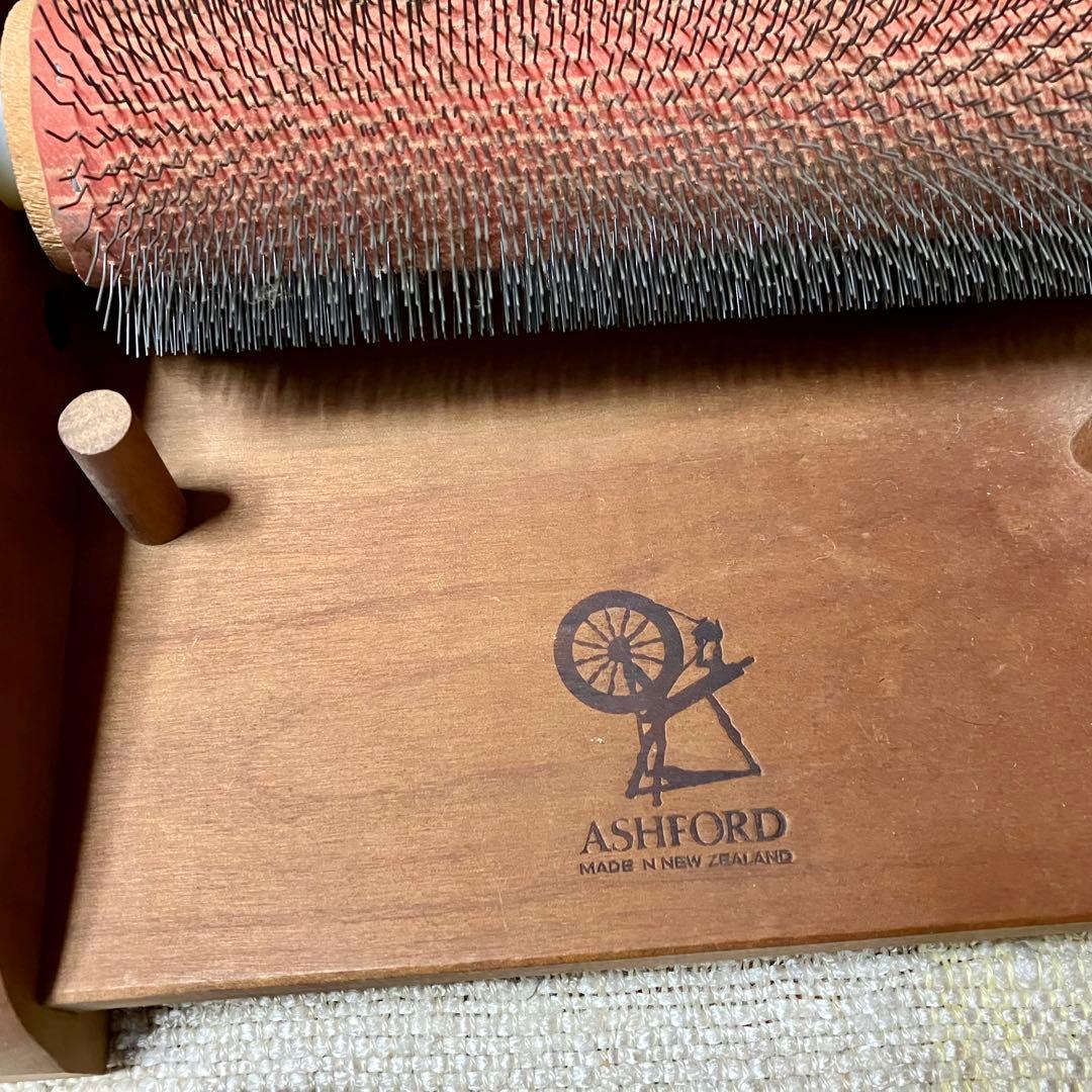 アシュフォード　ドラムカーダー（木製、手廻し）