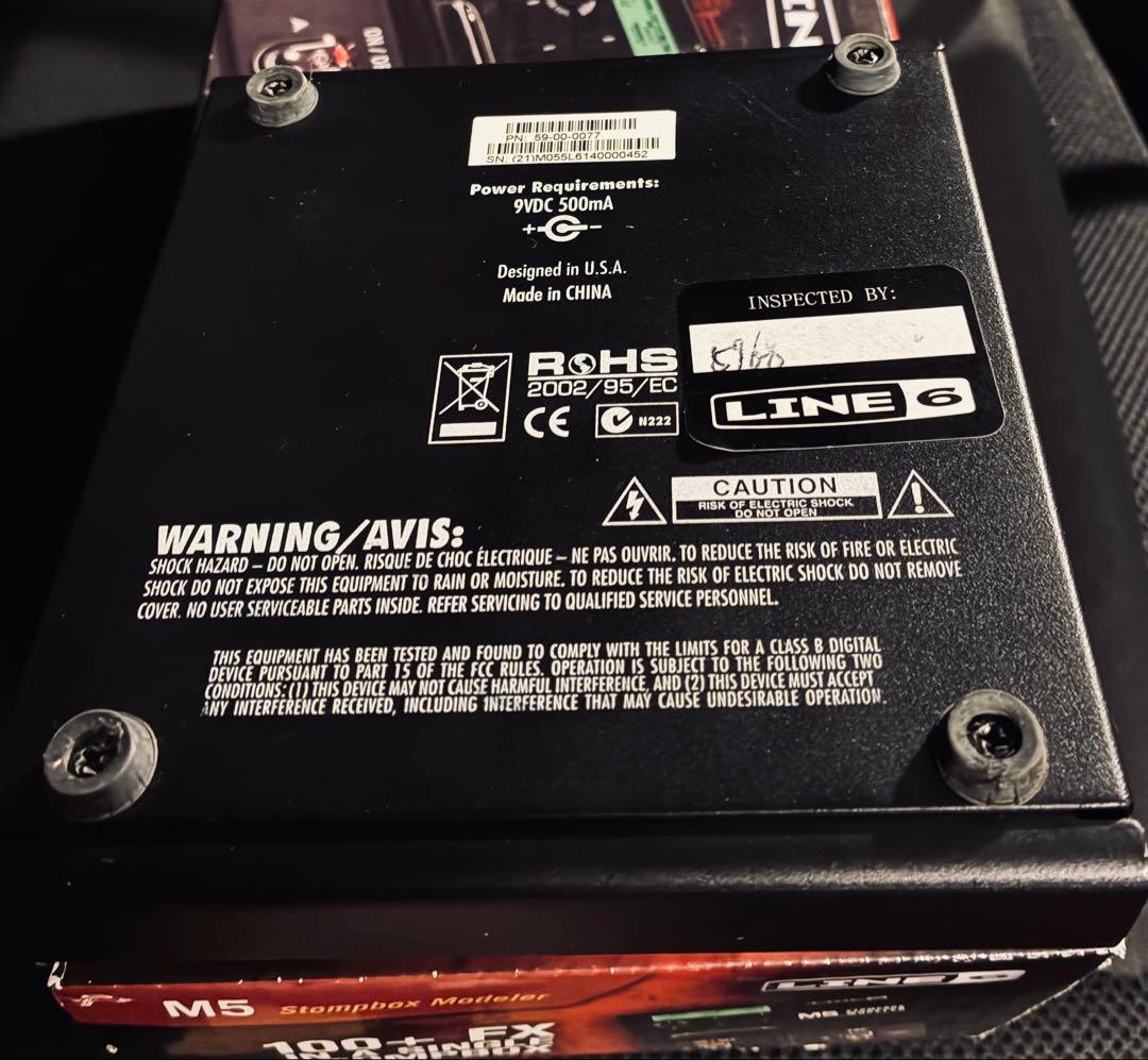 LINE6 M5 STOMPBOX MODELER 中古美品!