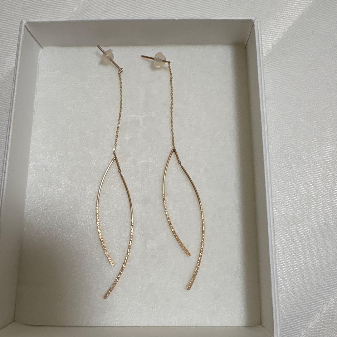 アガット　k10 ピアス