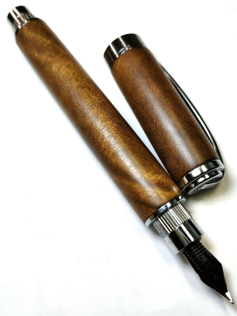 【マーブルウッド（黄金樟）】グラデュエイト万年筆《訳あり》