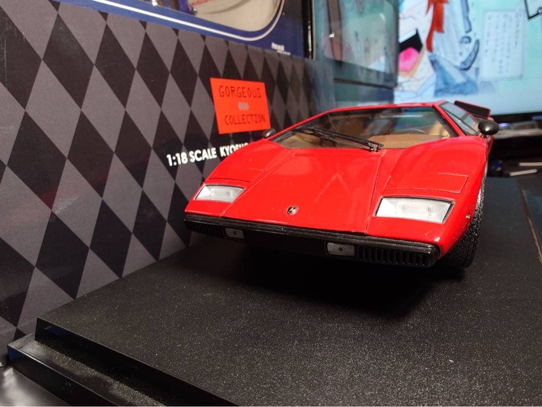 Kyosho 1:18 Lamborghini Countach LP400 赤