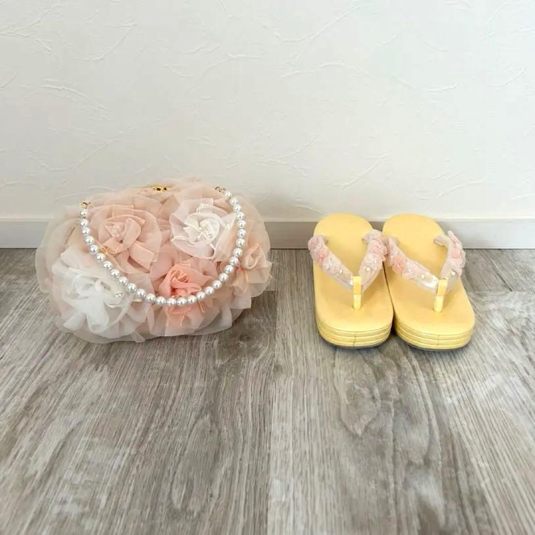 成人式　卒業式　謝恩会　振袖　パーティー　和装用バッグ　草履