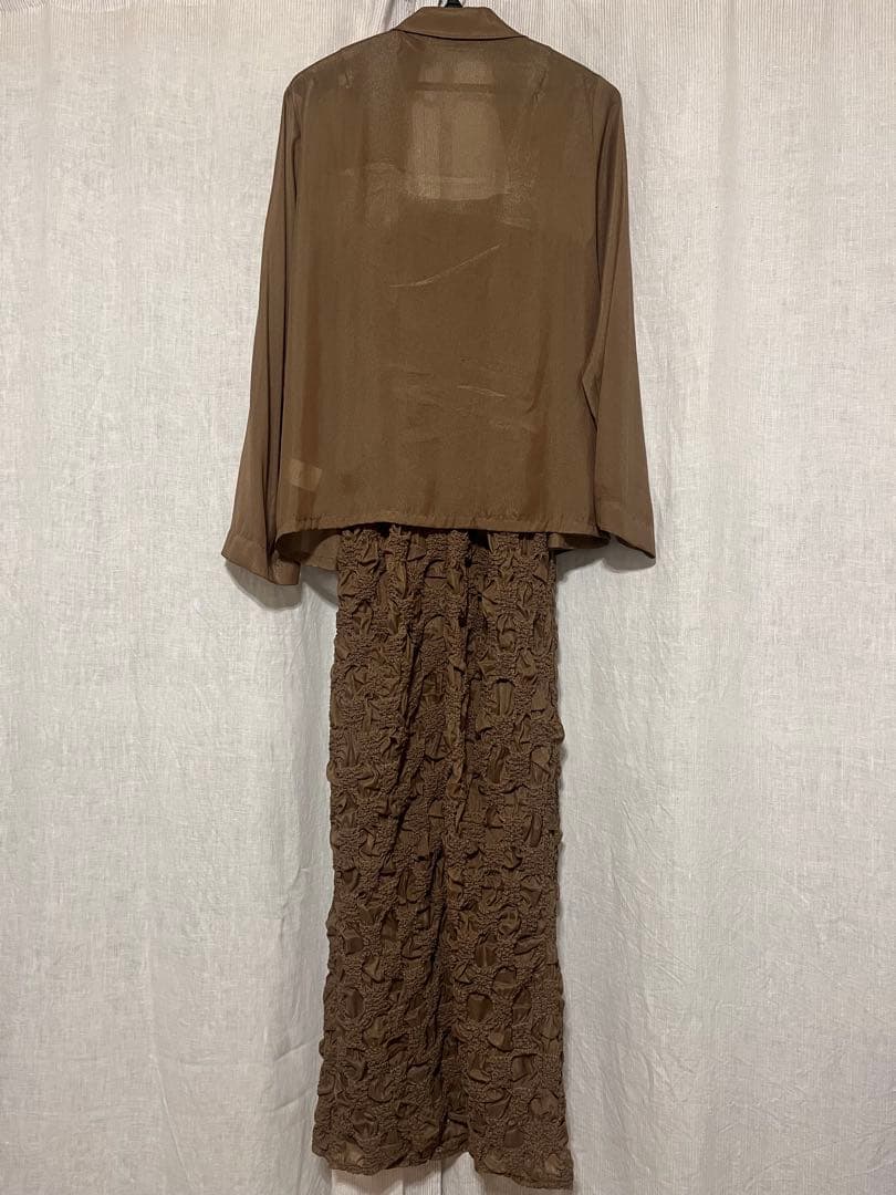 et.UNiVER キャメル　セットアップ　ドレス　Sサイズ