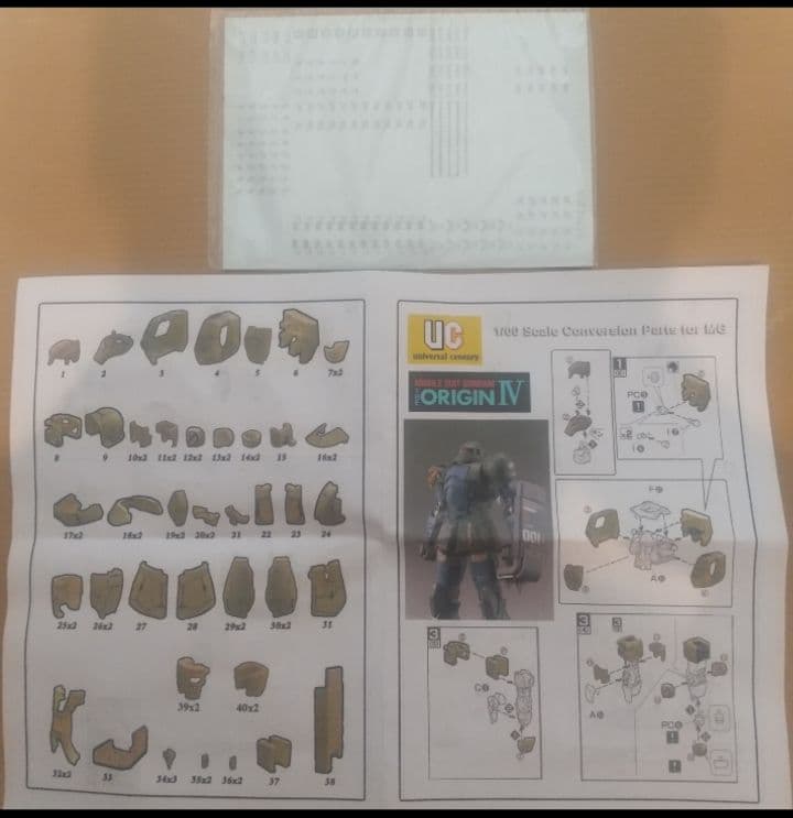 1/100 MG オリジン 旧 ザク I 変換キットガンプラ プラモデル 用