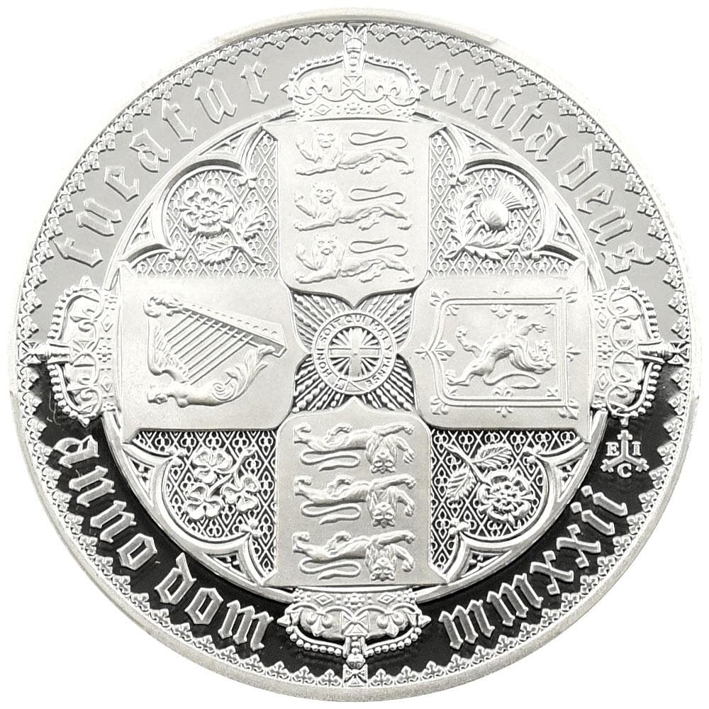 2022マスターピースゴシッククラウン1oz銀貨 PR69 (新品未使用)160