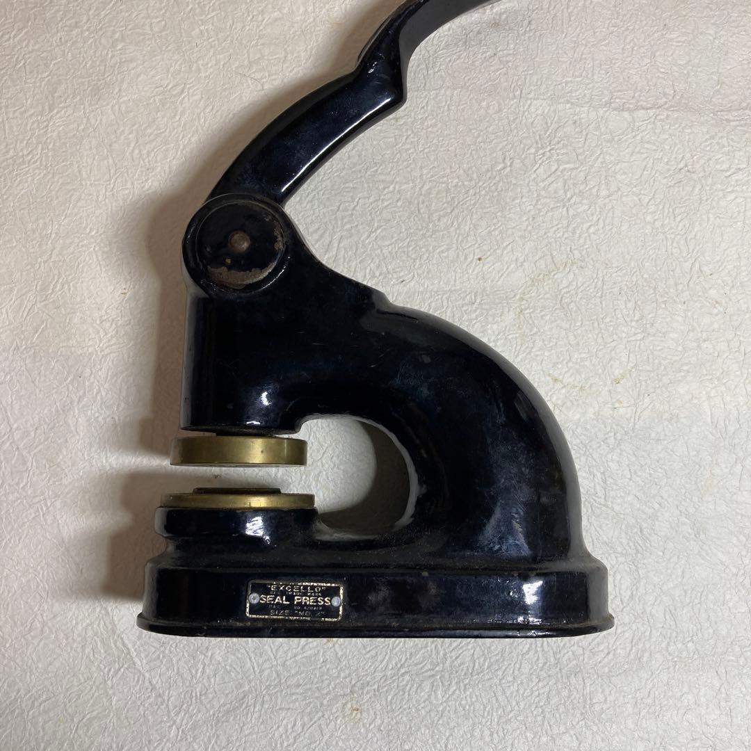 EXCELLO SEAL PRESS エンボス シールプレス機エンボッサー刻印機