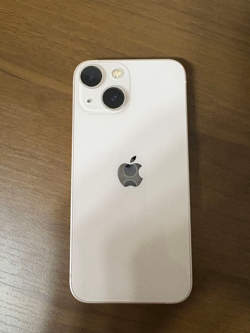 美品　iPhone13mini 256GB PINK クリアケース付き