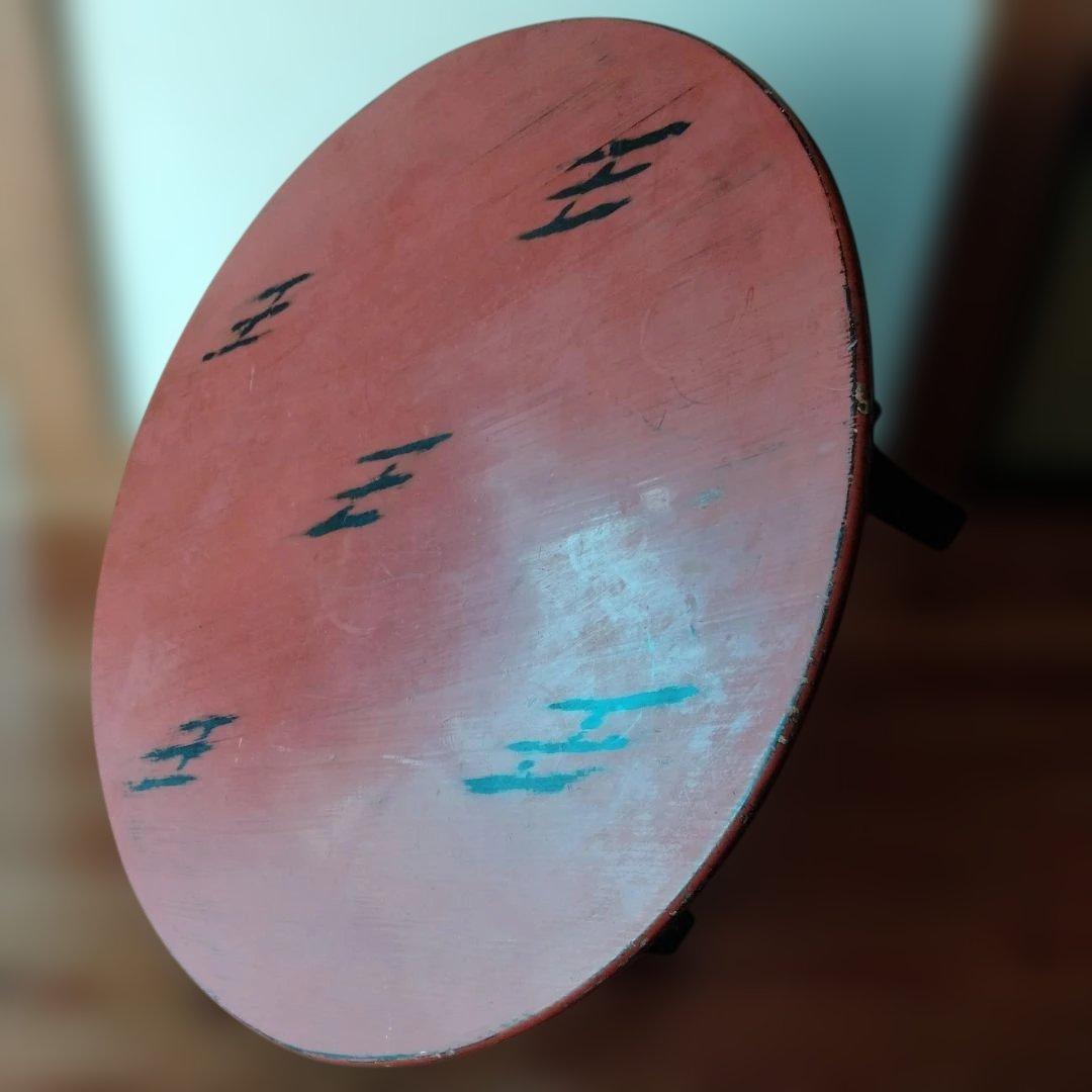 根来塗？ふうな ちゃぶ台 折畳み 珍品