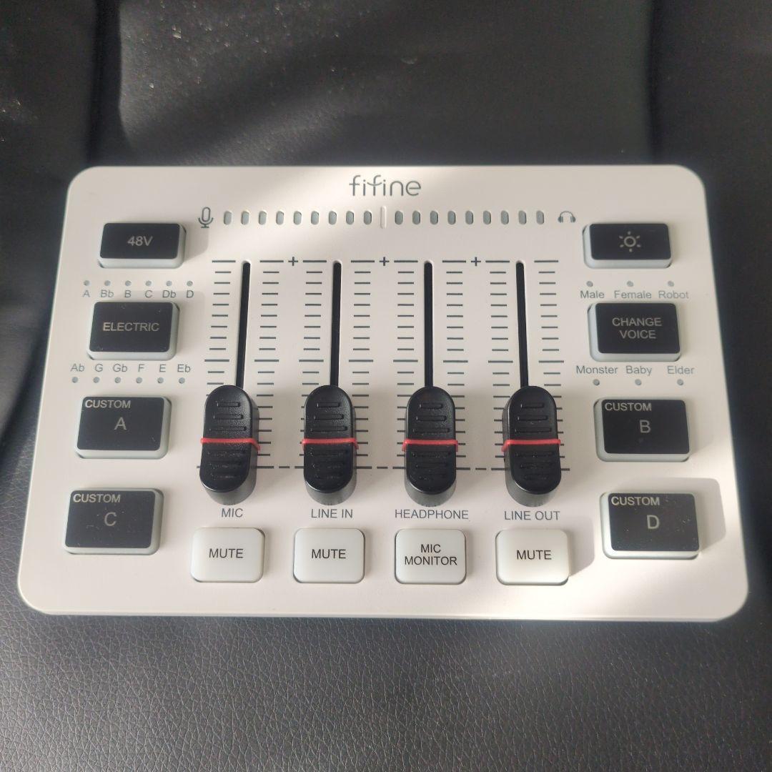 fifine AM8 マイク + SC3 オーディオミキサー　配信セット