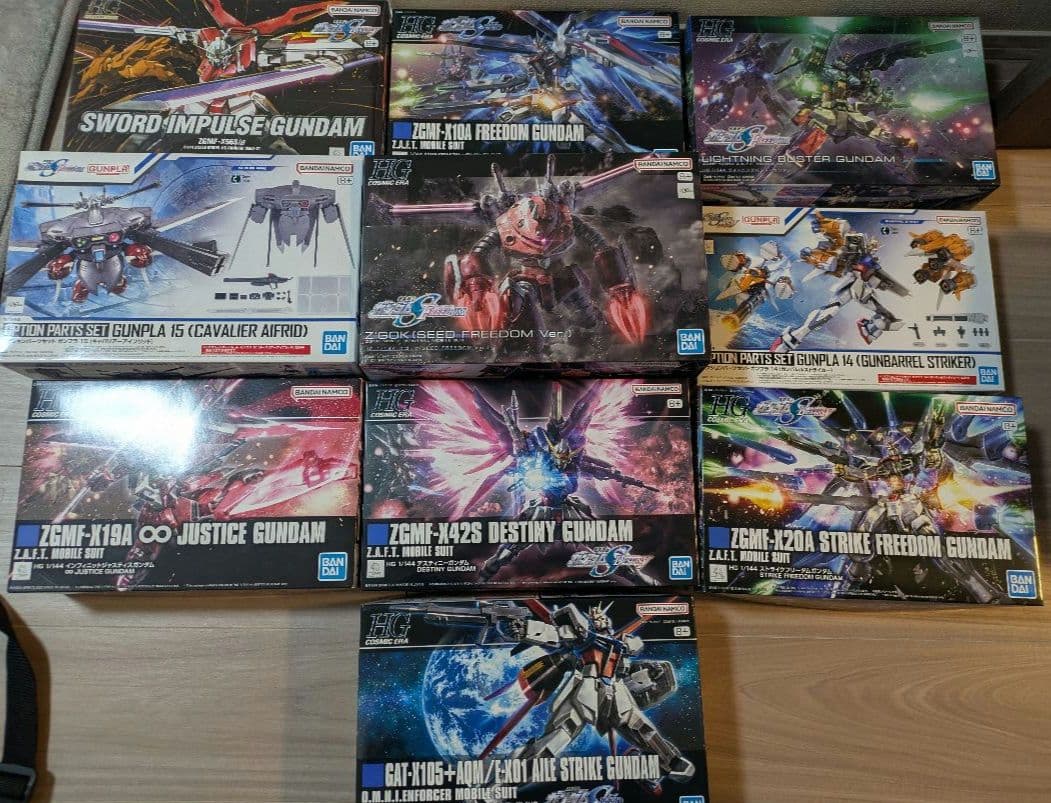 HG SEED ガンプラセット 10種まとめ売り