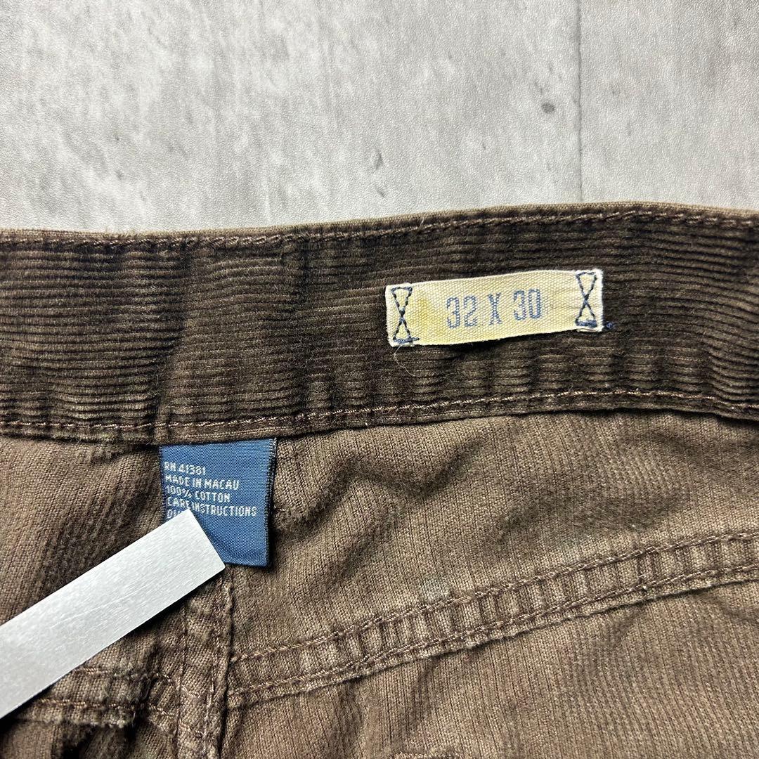 ラルフローレン ロゴタグ チノパン コーデュロイパンツブラウン W32 6055