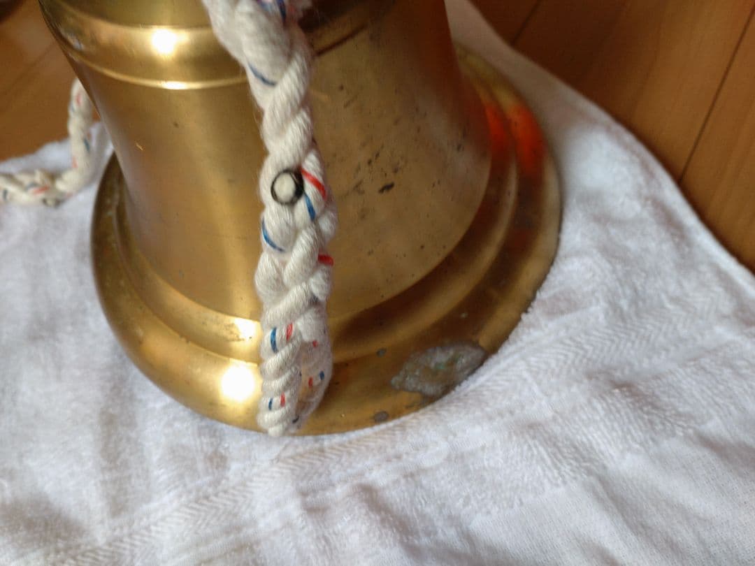 長畑製作所 マリンベル 号鐘 船舶鐘 真鍮製 釣鐘 NY-200型 呼鈴