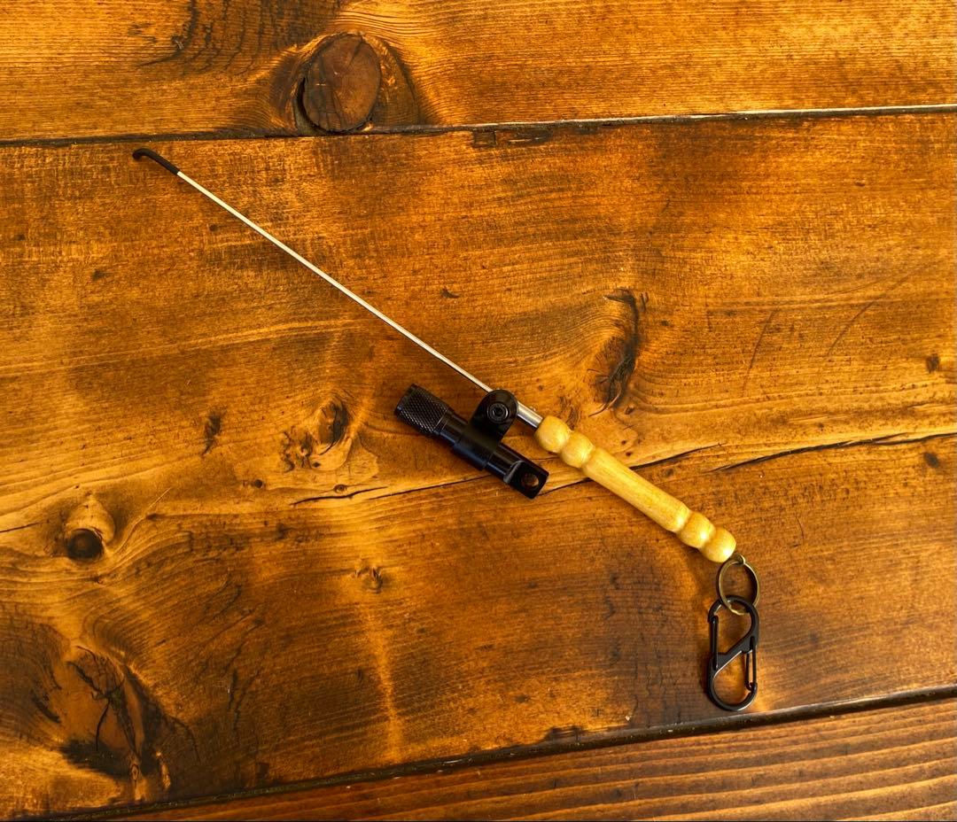 クワガタ採集セット　オリジナル掻き出し棒　デジタルノギス　採集ケース　虫除け