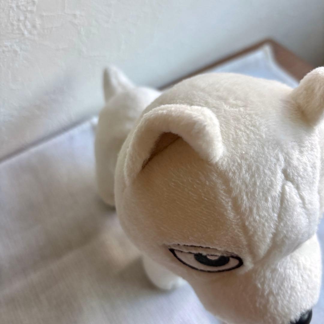 トップ産業 銀牙伝説WEED ウィード　赤目 レトロ　ぬいぐるみ