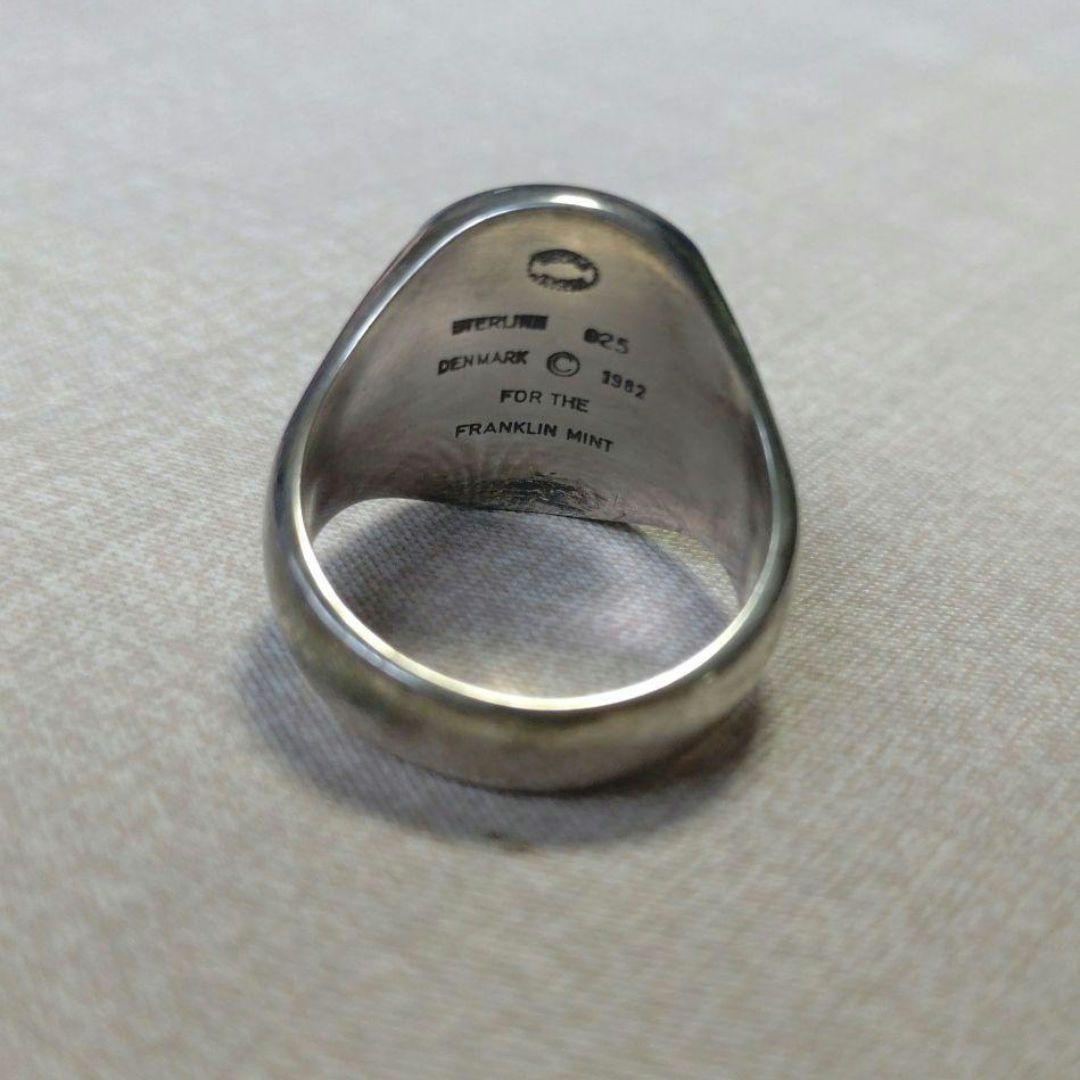 ＜年末最終値下げ＞廃盤フランクリンミント 　ジョージ・ジェンセン　シルバーリング