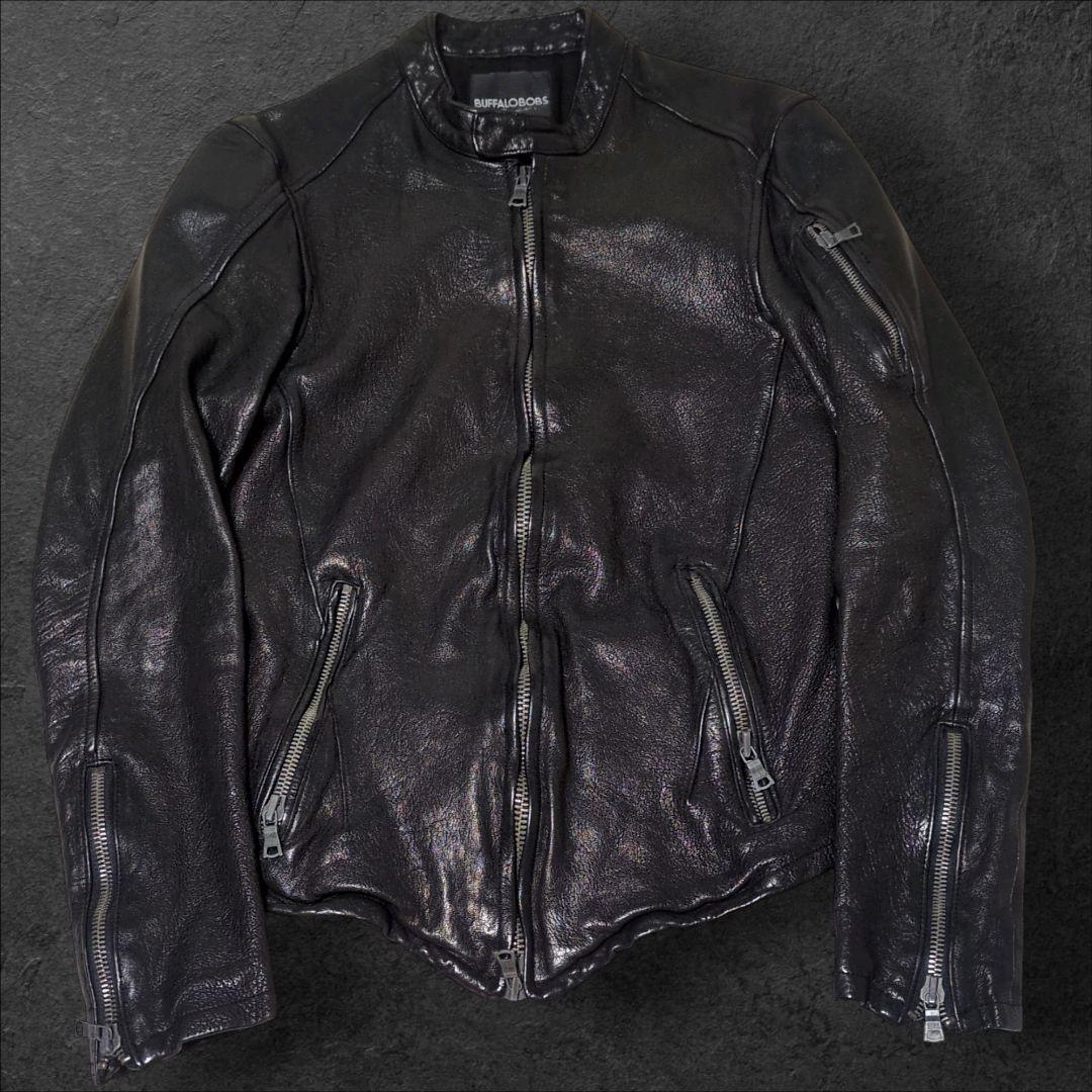 BUFFALOBOBS 匠レザー シングルライダース IDEAL ZIP