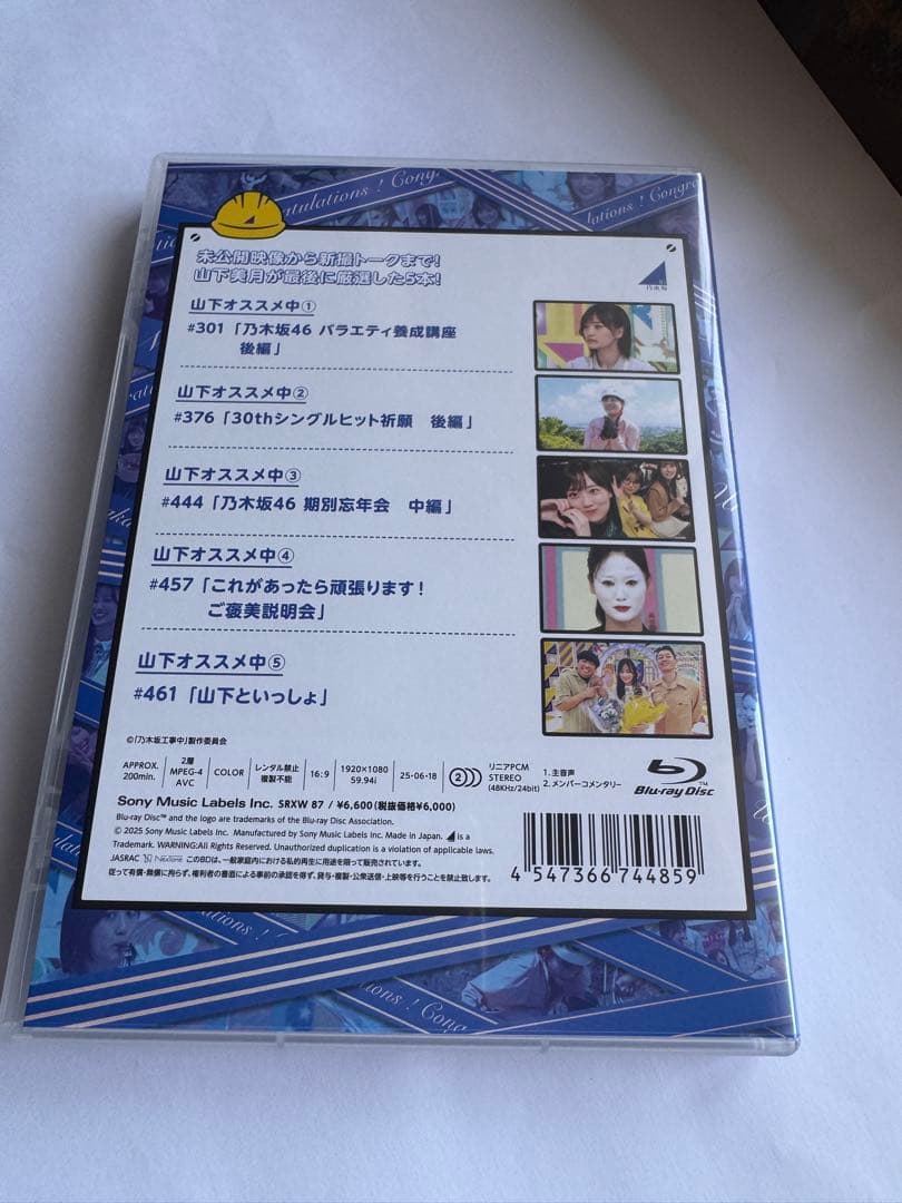 乃木坂工事中 山下卒業・与田卒業・季節のご挨拶中・料理中4枚セット2025年6月