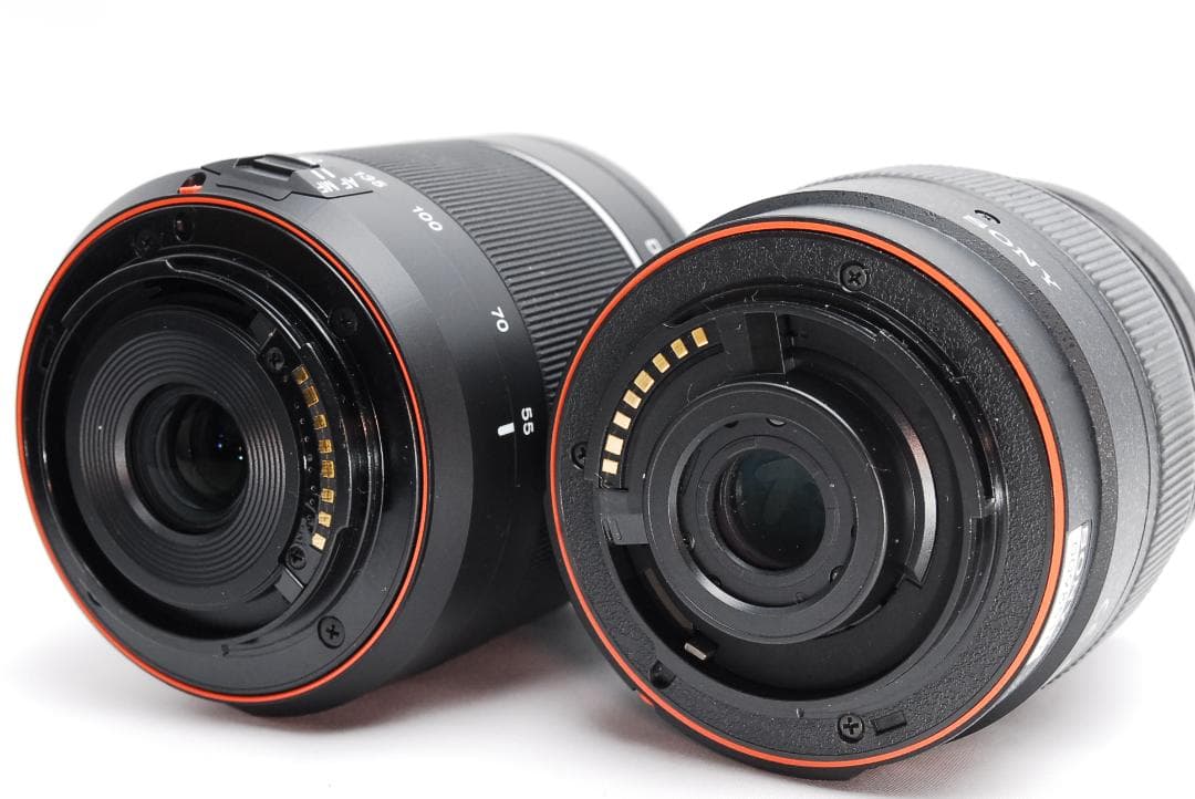 撮影枚数新品級♥ SONY ソニー α65 ♥スマホ転送♥ダブルレンズ