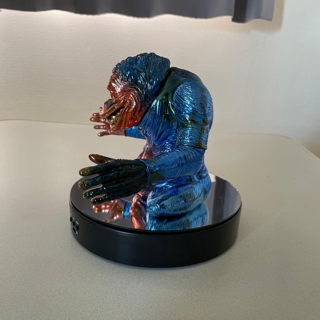 テケテケ　kudan特注カラー　「明鏡止水」　メタリック　ソフビ　学校の怪談