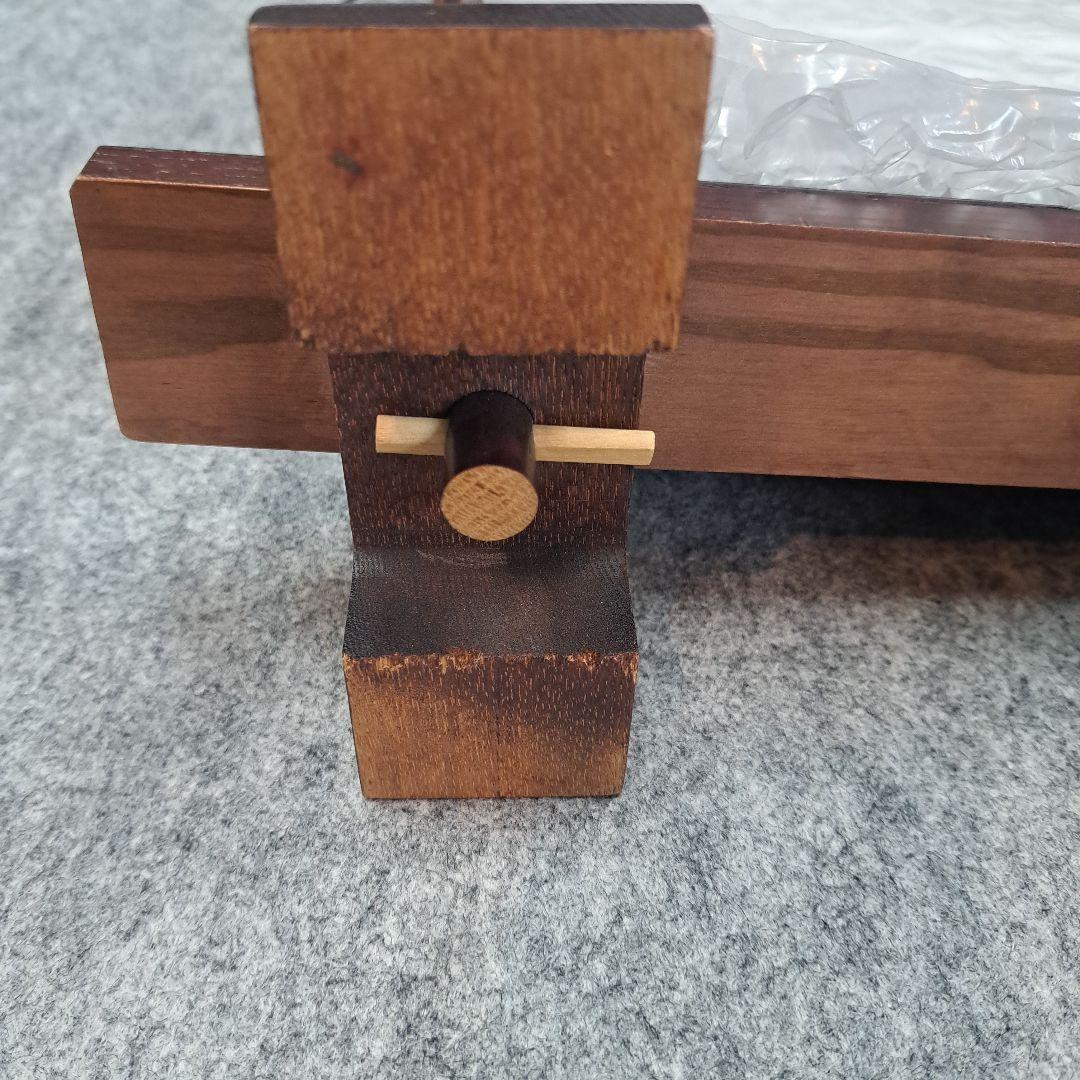 帯用額縁　木製スタンド式　ダークブラウン