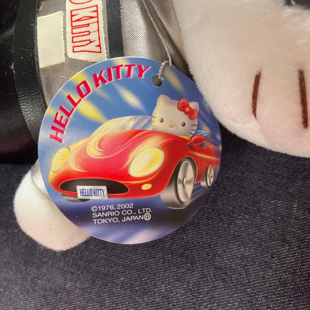 ハローキティ ぬいぐるみ レーシングスーツ ヘルメット付き レーサー