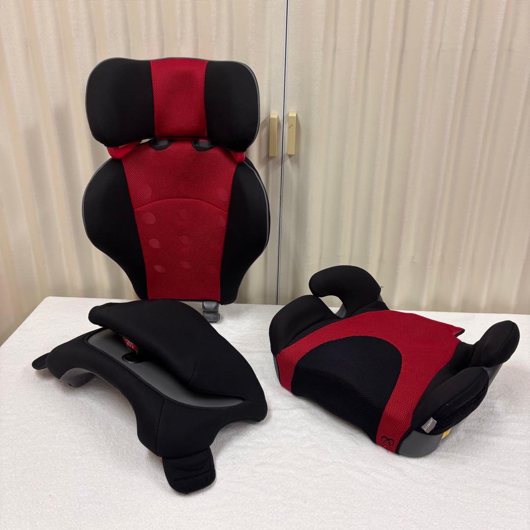 クリーニング済　☆綺麗☆　1〜11才　エールべべ　サラット3ステップⅡ　レッド黒