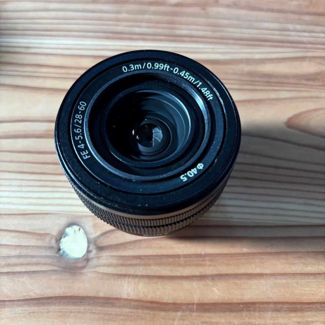 SONY FE 28-60mm F4-5.6（SEL2860）　フィルター付き