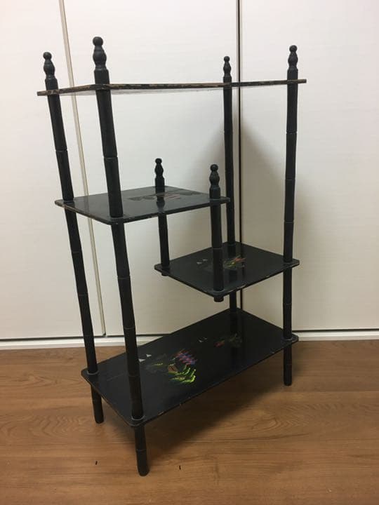 【色絵陶磁器・7組14点】＋飾り棚セット