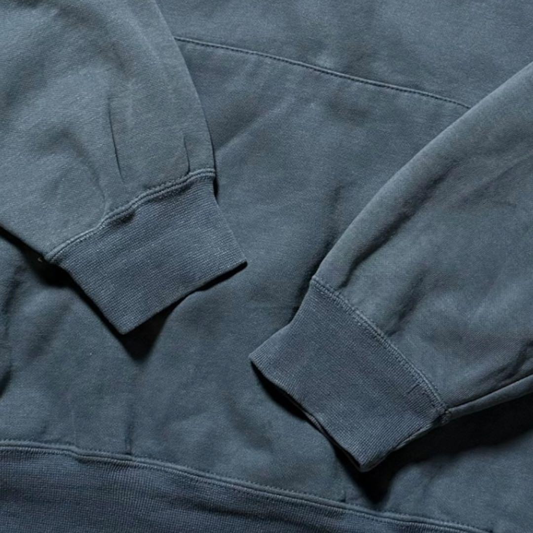 2289 古着00sカーハートプルオーバーパーカー刺繍ロゴ短丈フェード雰囲気系