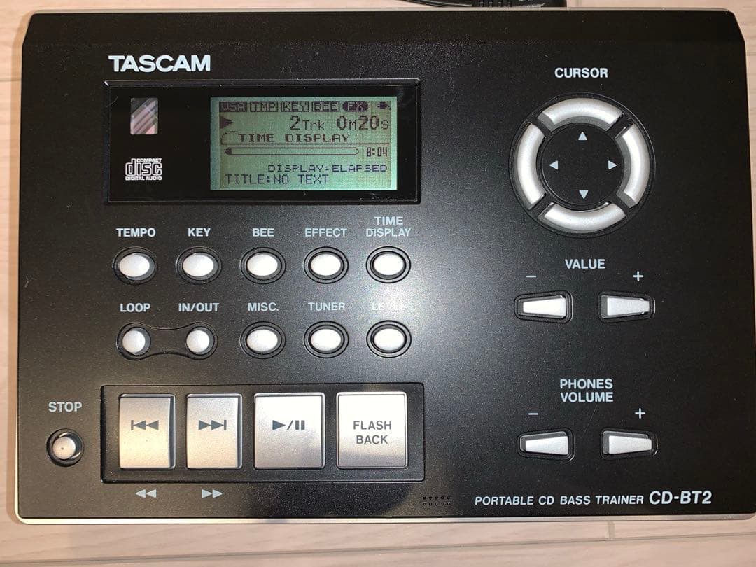 TASCAM CD-BT2 ポータブルCDプレーヤー