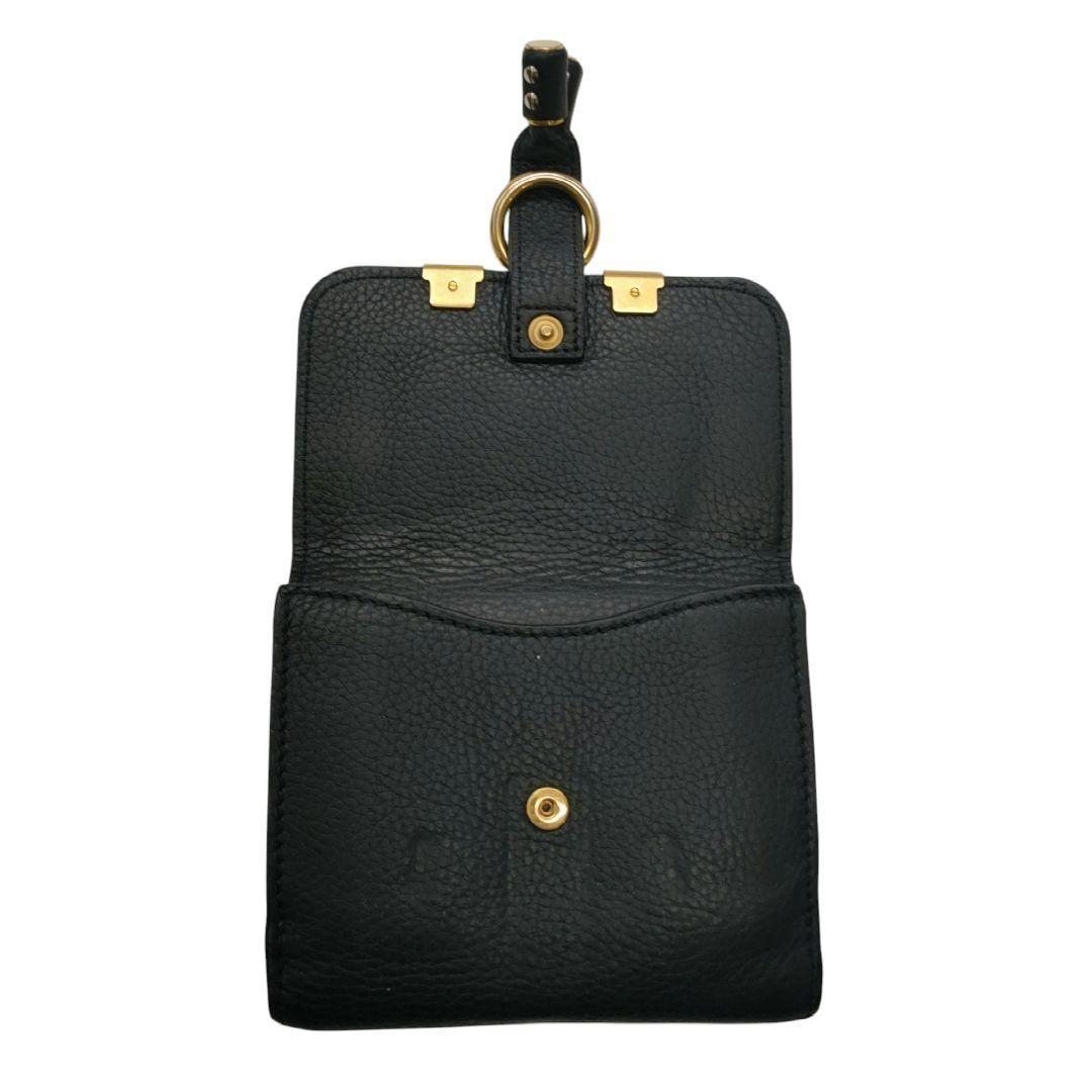 クロエ　二つ折り財布　マーシースクエアウォレット　ブラック　MARCIE