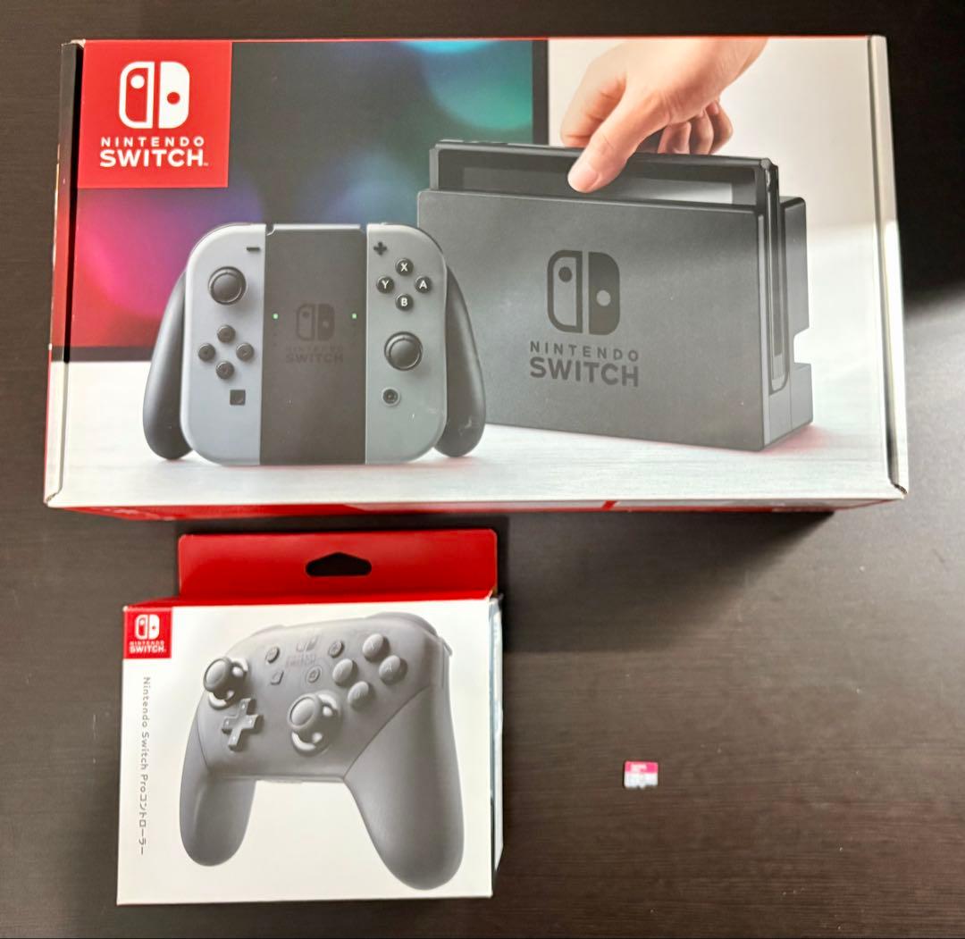 【スティックドラフト品】Switch 本体 プロコン SDカード