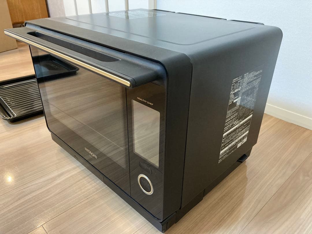 HITACHI ヘルシーシェフMRO-W10A オーブンレンジ液晶故障ジャンク品