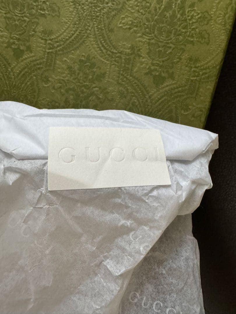 GUCCI ブラックソックス GGロゴ刺繍　Mサイズ