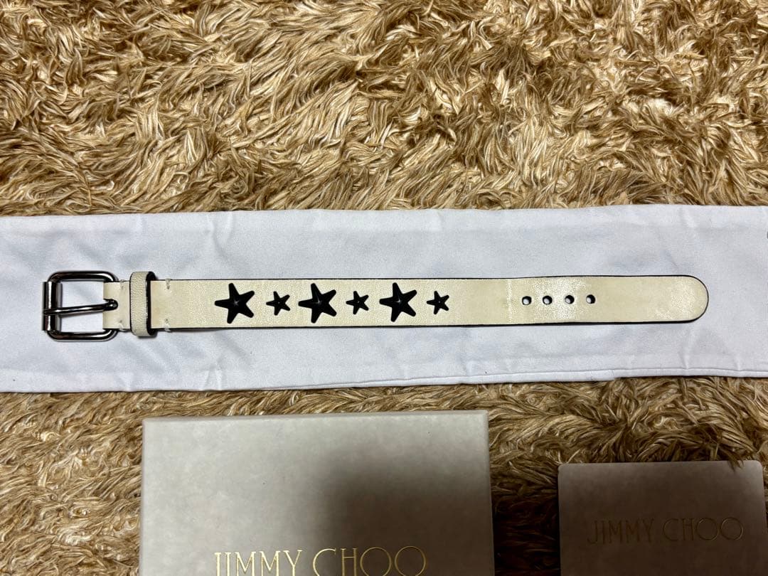 1111　jimmychoo ブレスレット　白　赤　2つセット