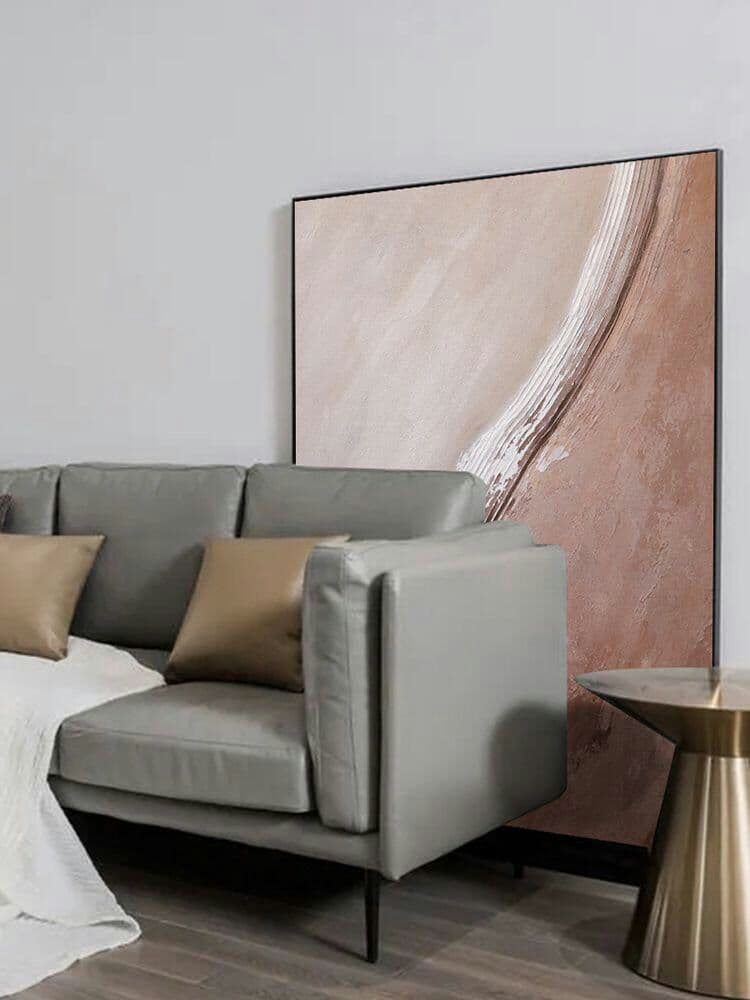 リビング装飾画の抽象的な手描きの油絵の玄関の廊下に掛けてあります。