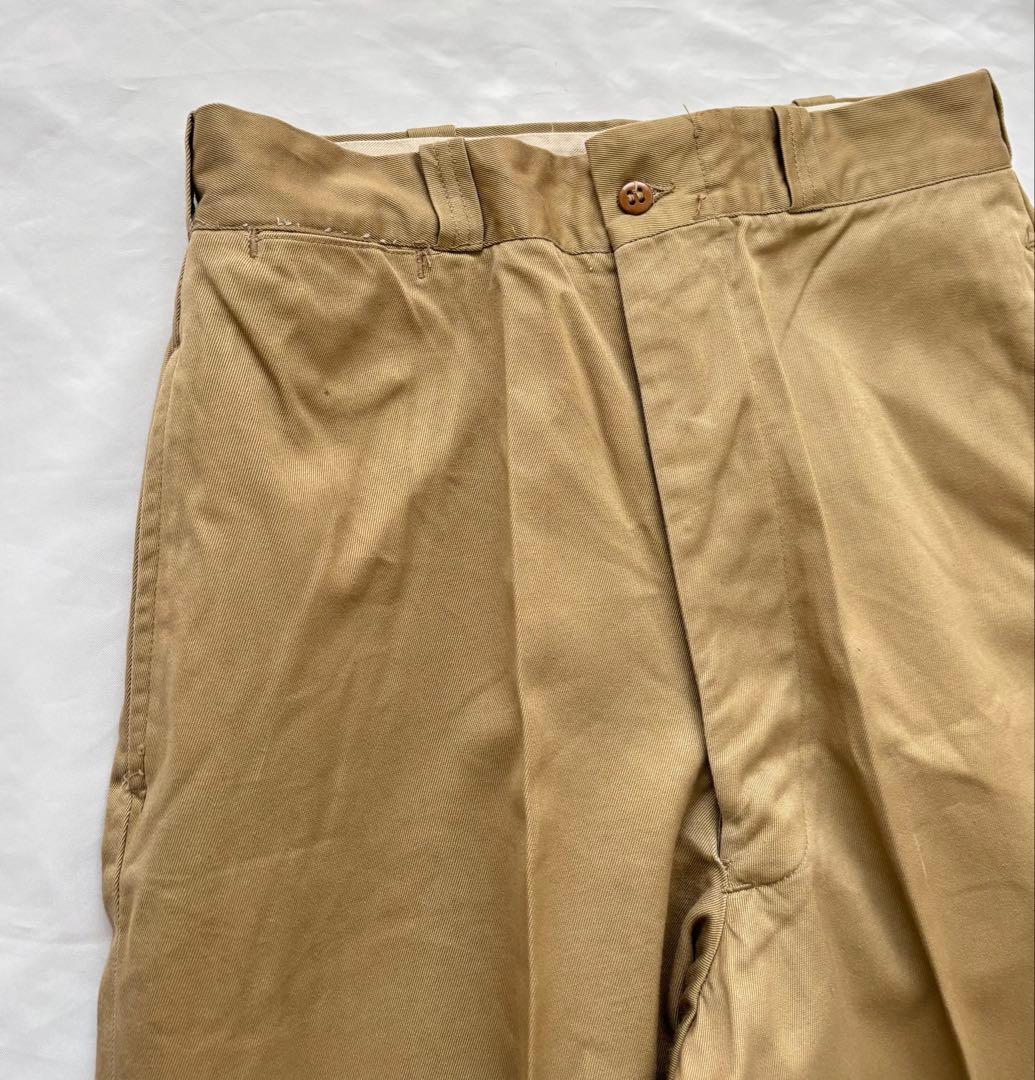 K*6様 50's US Army M-52 Chino Trousers W3