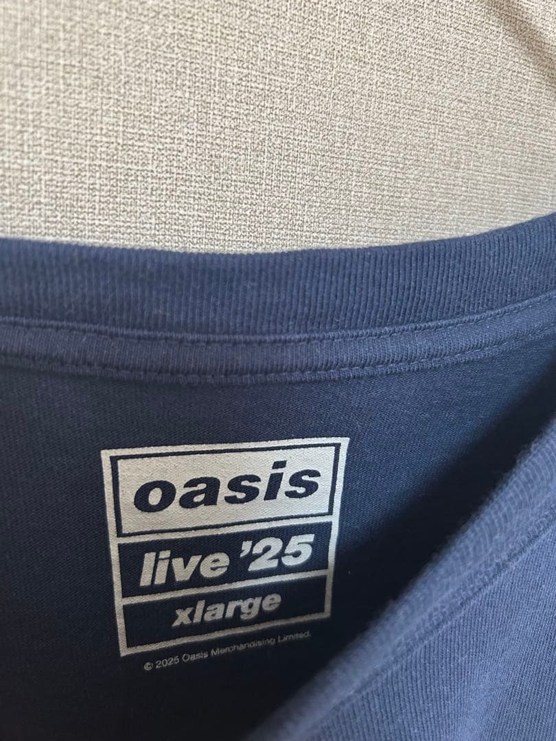oasis live25 Tシャツ ネイビー