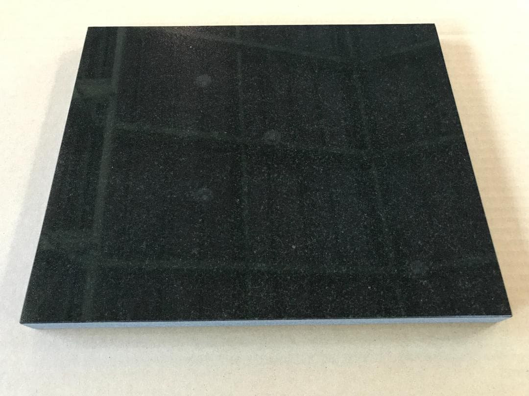 【KAZU】高級天然黒御影石 オーディオボード●特注 上り框　2点　送料込