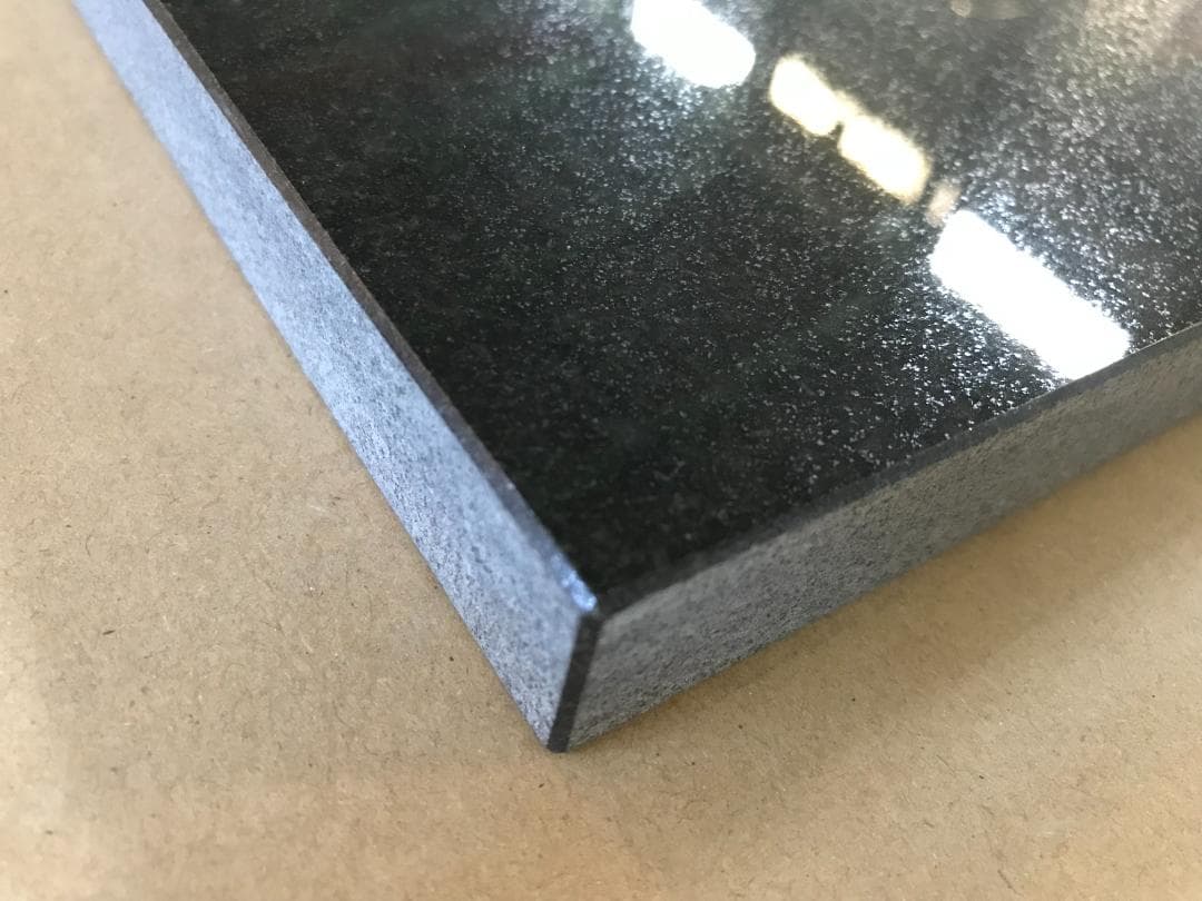 【KAZU】高級天然黒御影石 オーディオボード●特注 上り框　2点　送料込