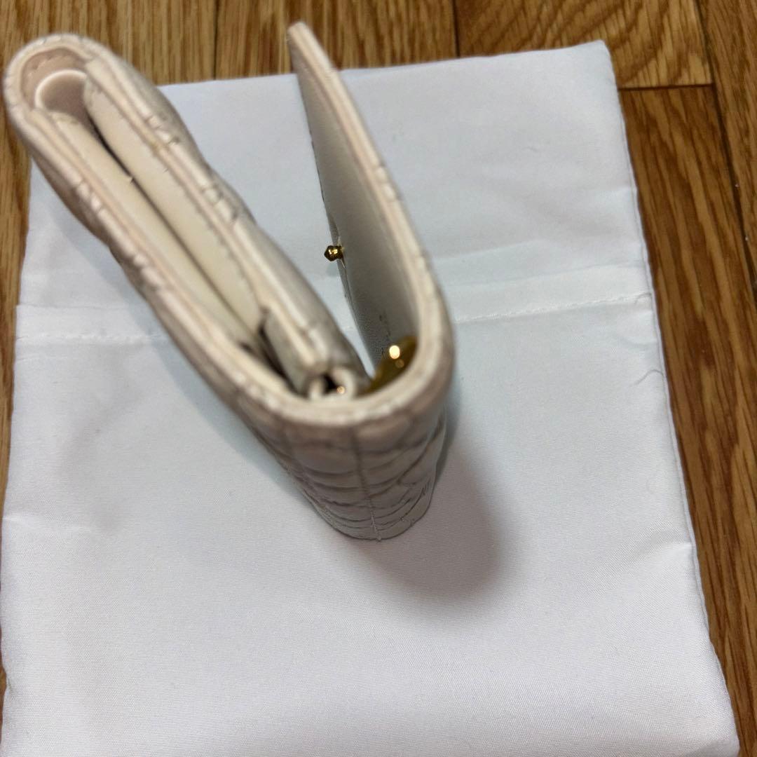 Dior 日本限定 ハート ホワイト 三つ折り財布