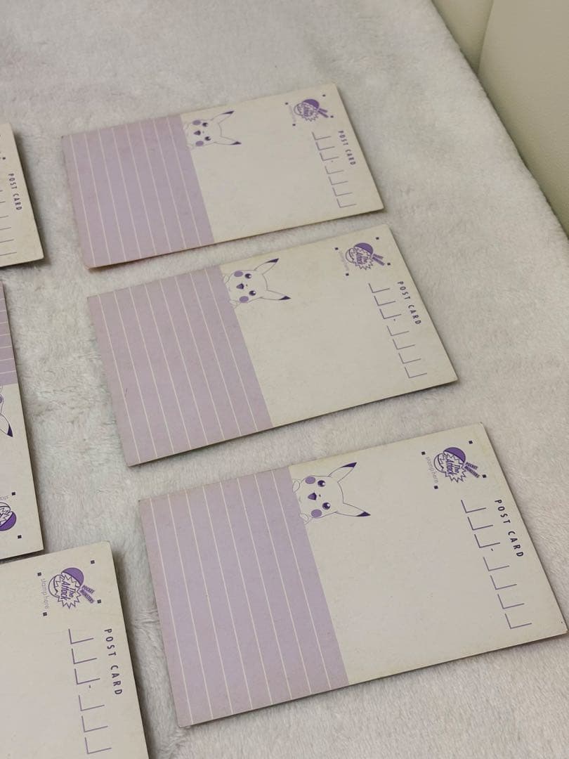 【希少】1999年 初代ポケモン アニメ ポストカード 6枚セット