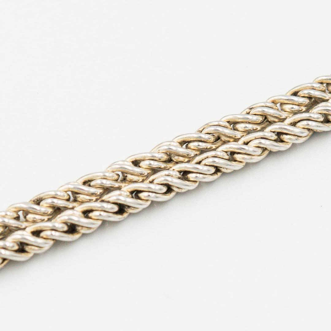 ヴィンテージ ティファニー センターノット ダブルロープ ブレスレット 90's